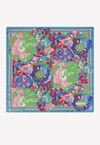 Dolce & Gabbana Floral Print Silk Scarf In Multicolor
