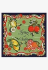 Dolce & Gabbana Graphic-print Silk Scarf In Multicolor