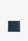 Bottega Veneta Intrecciato Passport Holder In Navy