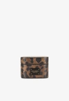 Dolce & Gabbana Airpods Pro Case In Dauphine Calfskin In Brown