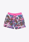 LES CANEBIERS ALL-OVER MEXICAN HEAD SWIM SHORTS IN CAMO ROSE,All Over Mex-Camou/Rose