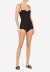 DOLCE & GABBANA BALCONETTE ONE-PIECE SWIMSUIT,O9A13J FUGA2 N0000