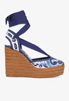 Dolce & Gabbana Dolce E Gabbana Womens Multicolor Other Materials Wedges In Blue