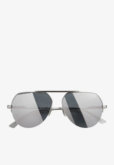 Bottega Veneta Bv1149s Sunglasses In Gray