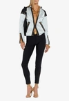 TOM FORD BIKER JACKET IN NYLON AND LEATHER,GIL485-LET005 IG011