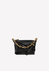 Jimmy Choo Diamond Hobo Chained Shoulder Bag In Black