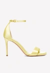 Pucci 100mm Stiletto Sandals In Gold
