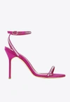 Manolo Blahnik Crinastra 105 Crystal Embellished Sandals In Pink