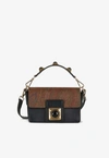 Shop Etro Crown Me Paisley Top Handle Bag In Black