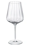 Georg Jensen Bernadotte Groove Six-piece White Wine Glass Set In Clear