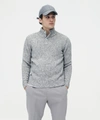Naadam Luxe Marled Button Pullover Sweater In Gray Marl