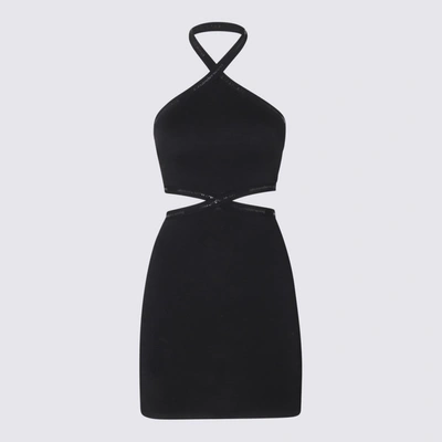 Alexander Wang Halterneck Cut-out Mini Dress In Black