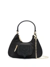 Chiara Ferragni Eyelike-embossed Mini Bag In Black