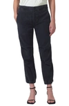 Citizens Of Humanity Black Agni Trousers In Washed Black