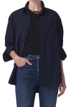 CITIZENS OF HUMANITY KAYLA OVERSIZE BUTTON-UP SHIRT