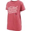 Pressbox Red Georgia Bulldogs College Football Playoff 2022 National Champions Relaxed Fit Melange T In Red