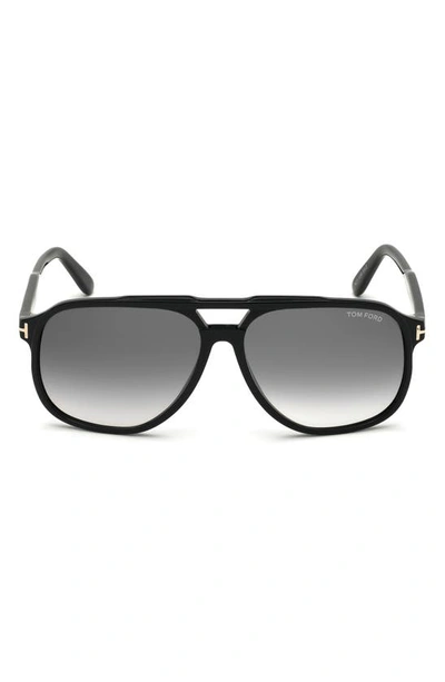 Tom Ford Raoul M Ft0753 01b Navigator Sunglasses In Grey