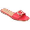 Journee Collection Women's Tru Comfort Foam Joarie Sandals In Red