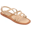 Journee Collection Ennid Tru Comfort Strappy Flat Sandal In Multi