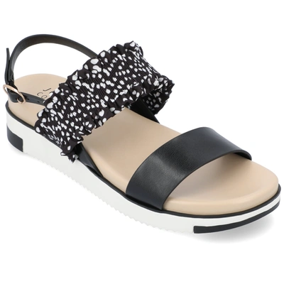 Journee Collection Collection Women's Riya Sandal In Black