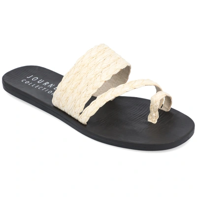 Journee Collection Collection Women's Zindy Sandal In Off White