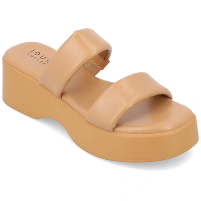 Journee Collection Collection Women's Tru Comfort Foam Veradie Sandals In Beige