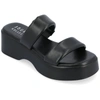 Journee Collection Collection Women's Tru Comfort Foam Veradie Sandals In Black