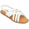 Journee Collection Collection Women's Tru Comfort Foam Merrin Sandal In White