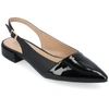 Journee Collection Bertie Slingback Flat In Black