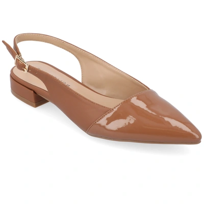 Journee Collection Collection Women's Bertie Flats In Brown