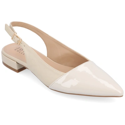 Journee Collection Collection Women's Bertie Flats In Beige