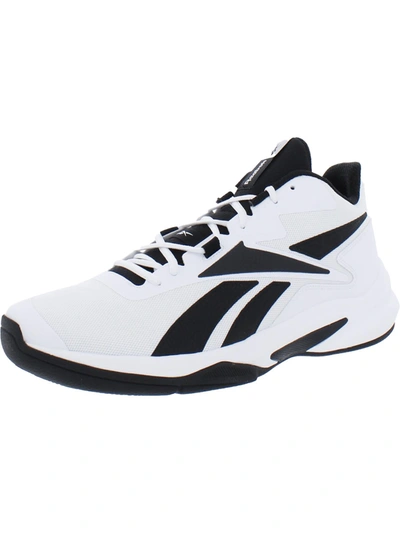 Reebok More Buckets Mens Athletic Workout Basketball Shoes In Multi