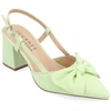 Journee Collection Tailynn Slingback Pump In Green