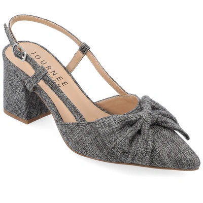 Journee Collection Tailynn Slingback Pump In Grey