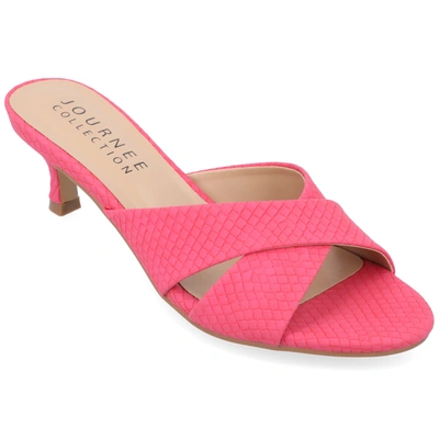 Journee Collection Collection Women's Berkly Pumps In Pink