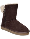 STYLE & CO WOMENS SUEDE COLD WEATHER SHEARLING BOOTS