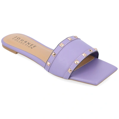 Journee Collection Collection Women's Tru Comfort Foam Treena Sandals In Purple