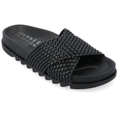 Journee Collection Gretie Sandal In Black
