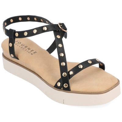 Journee Collection Collection Women's Tru Comfort Foam Lindsay Sandals In Black