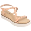 Journee Collection Women's Tru Comfort Foam Lindsay Sandals In Pink