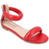 Journee Collection Collection Women's Tru Comfort Foam Peytonn Sandal In Red