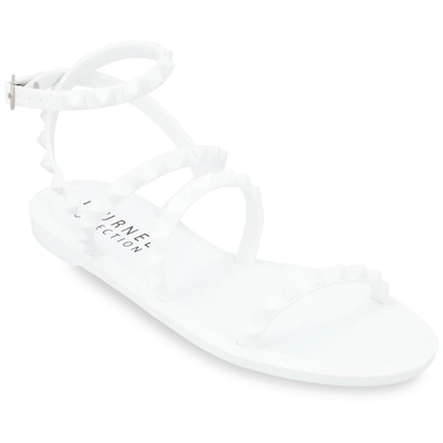 Journee Collection Collection Women's Saphira Sandal In White