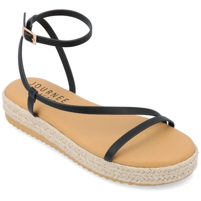 Journee Collection Collection Women's Tru Comfort Foam Odelia Sandals In Black