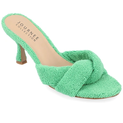 Journee Collection Collection Women's Mannon Pumps In Green