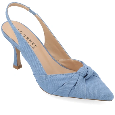 Journee Collection Collection Women's Bahar Pumps In Blue