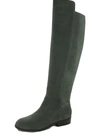 SOLE SOCIETY CALYPSO WOMENS SUEDE PULL ON KNEE-HIGH BOOTS