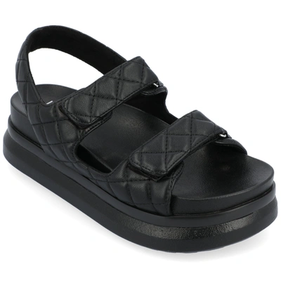 Journee Collection Collection Women's Debby Sandals In Black