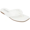 Journee Collection Collection Women's Tru Comfort Foam Kyleen Sandal In White