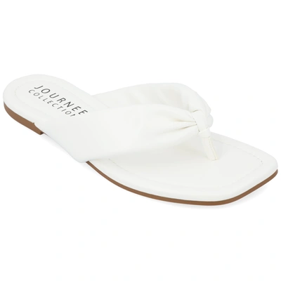 Journee Collection Collection Women's Tru Comfort Foam Kyleen Sandal In White