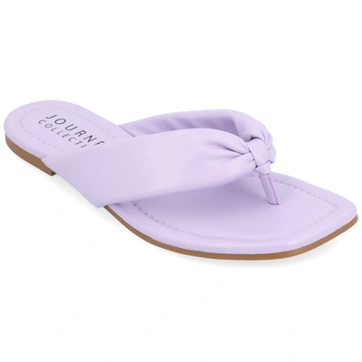 Journee Collection Collection Women's Tru Comfort Foam Kyleen Sandal In Purple